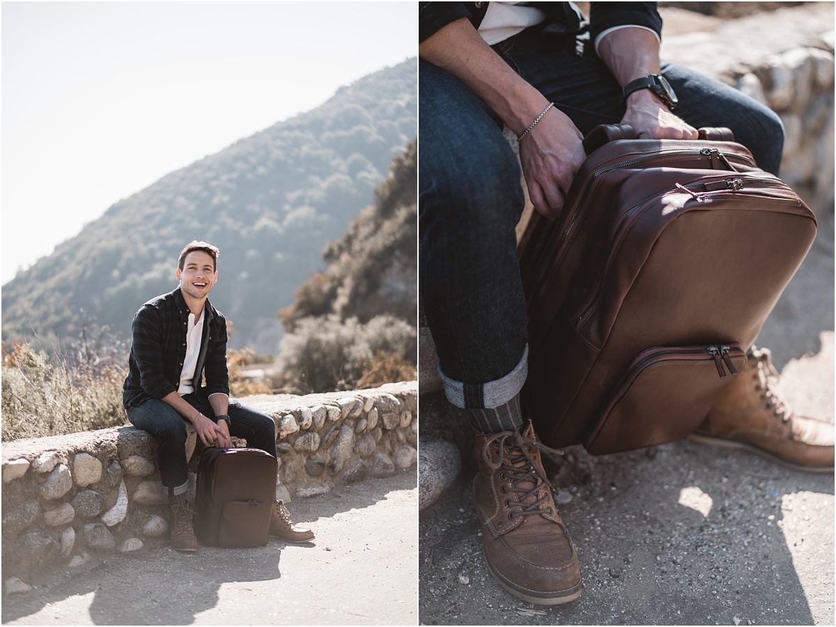 hermit falls outdoor portrait